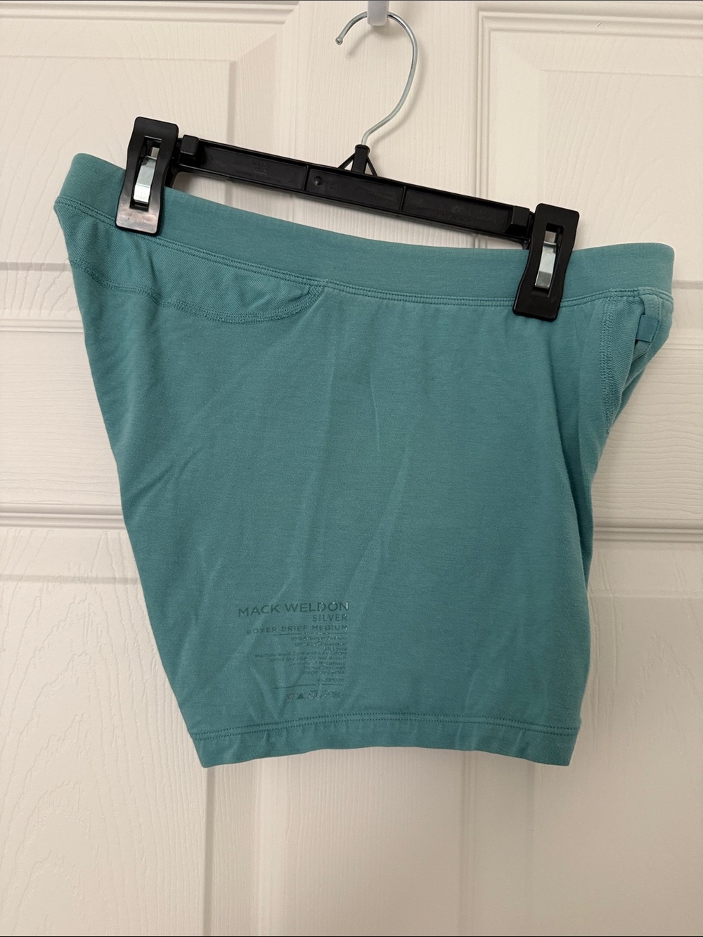 Mack Weldon Seafoam Green Stretch Boxer Briefs